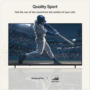 85 inch LG QNED AI QNED72 Mini LED TV & US40TR Soundbar Bundle