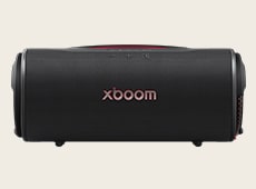 LG xboom Blast portable speaker with 220W sound output, up to 36 hours of playtime and IP68 durability.