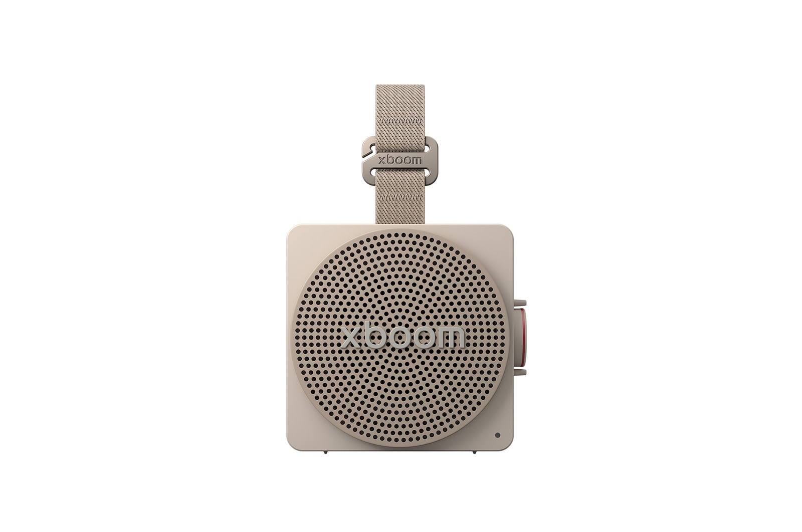 Front view of LG xboom Mini by will.i.am | Portable & Compact Speaker - Grey MINI