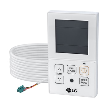 Front view of LG Commercial Air Conditioning Wired Remote Control - AKB72955815 AKB72955815