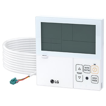 Front view of LG Commercial Air Conditioning Wired Remote Control - AKB73355703 AKB73355703