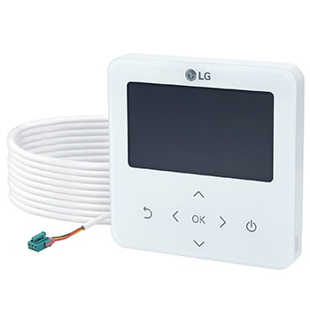 Front view of LG Commercial Air Conditioning Wired Remote Control - AKB74855302 AKB74855302