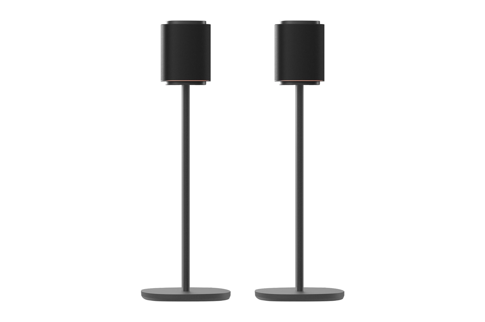 Front view of LG Sound Suite M7 Floor Stand FS-M72 (Pair) COV31979301