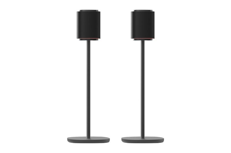 Front view of LG Sound Suite M7 Floor Stand FS-M72 (Pair) COV31979301