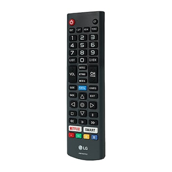 Front view of LG TV Standard Remote Control - AKB76037021 AKB76037021