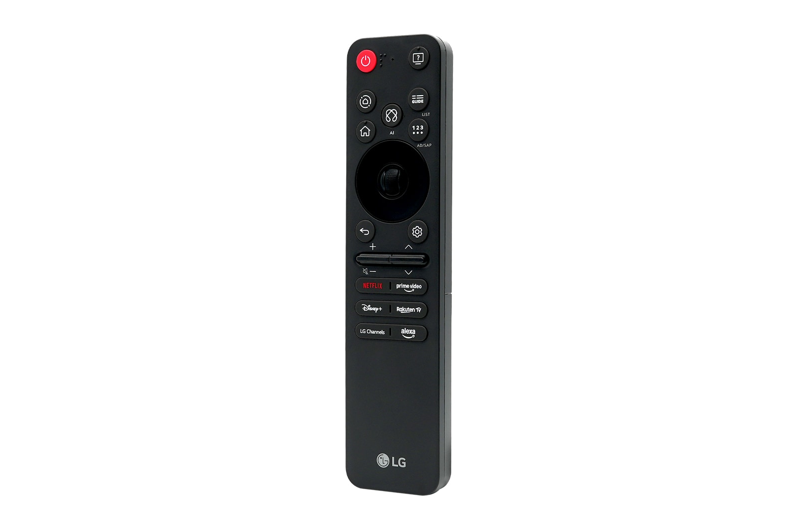 Front view of LG TV 2025 Series Magic Remote Control EBX30147101