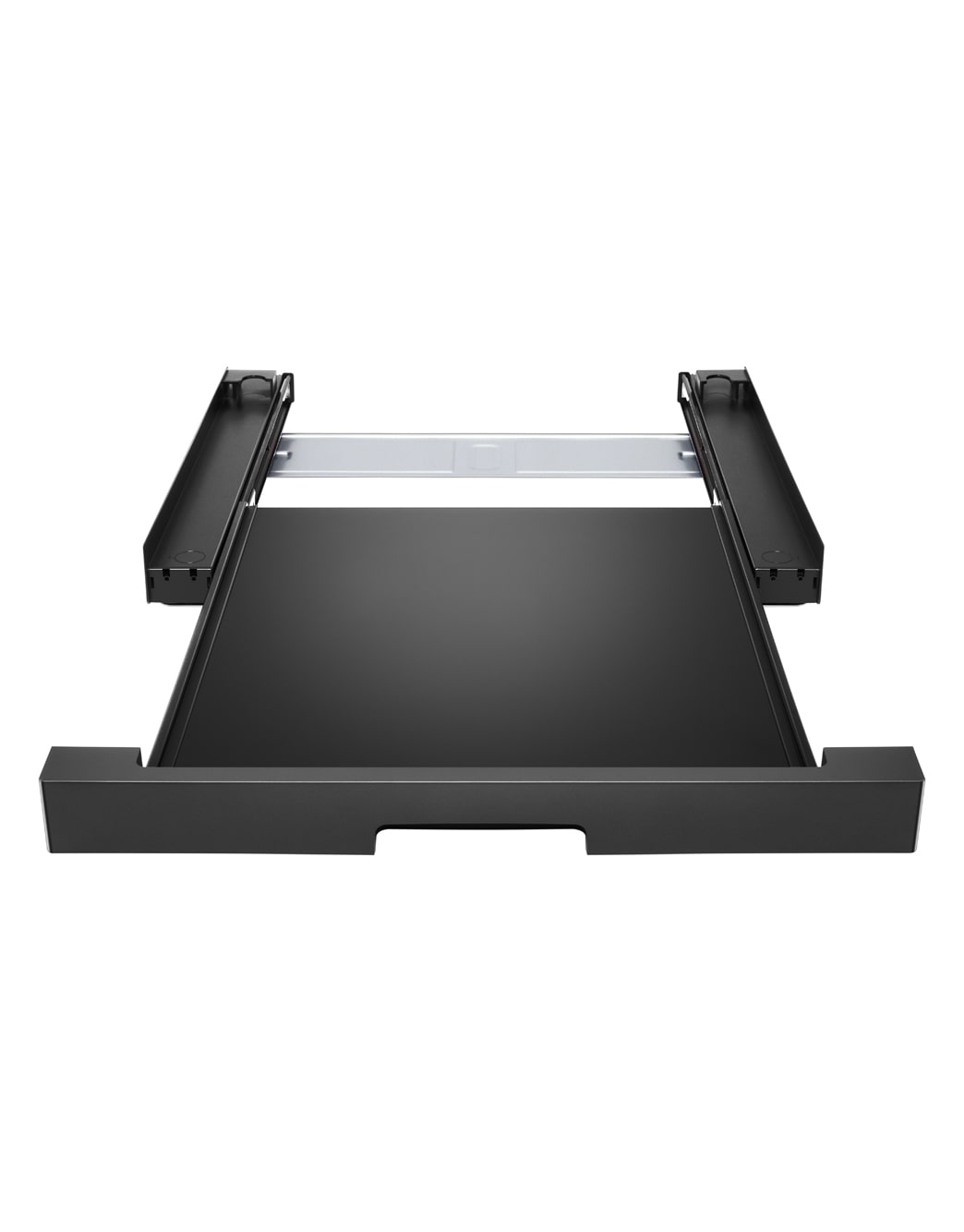 Lg Stacking Frame Laundry Stacking Kit with Slide-Out Shelf, black | LG UK