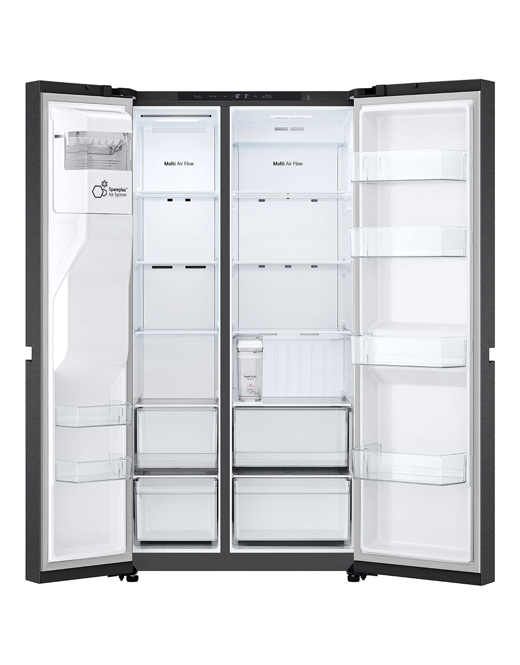 641L Side-By-Side Fridge Freezer Matte Black - GSLC41EPPE | LG UK