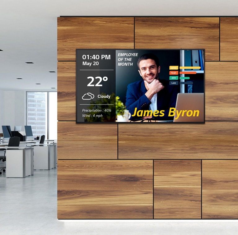 LG UHD Signage Provides Information Effectively1