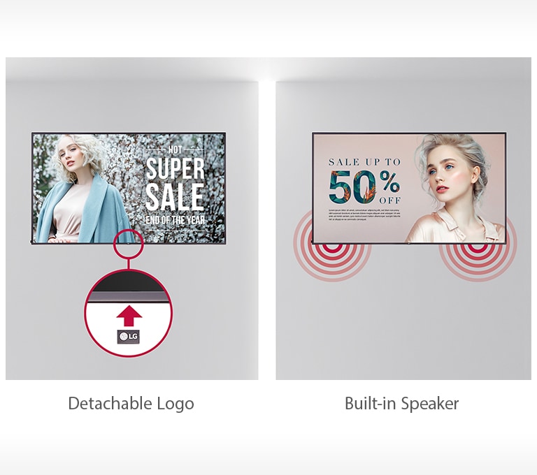 Detachable Logo & Built-in Speaker1