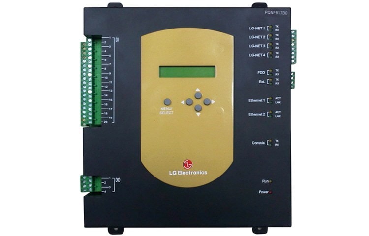 Front view of V-NET Building Network Unit-BAC Central Controller Interface PQNFB17B0