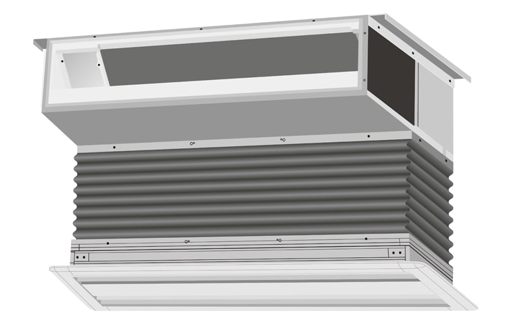 Front view of MULTI V™ BUILT-IN DUCT (2.2 KW COOLING, 2.5 KW HEATING) ARNU07GB3G2