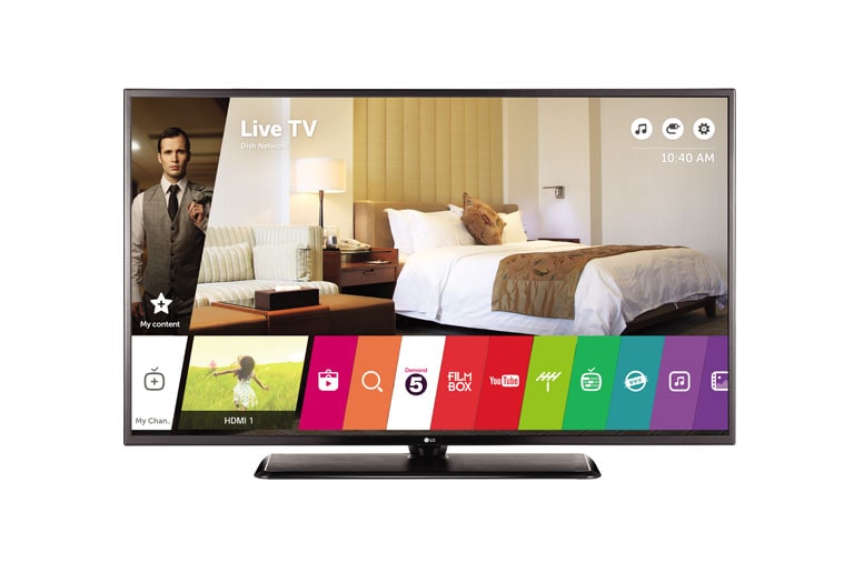 Front view of 43&#34; UHD Hotel TV 43UW761H