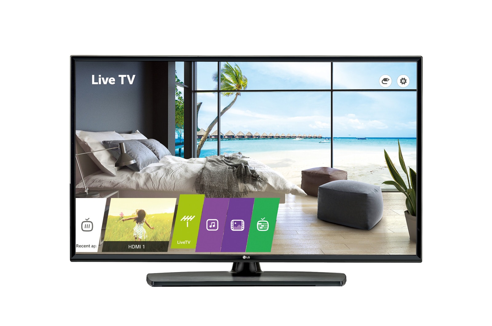 Front view of 49&#34; UHD Commercial TV 49UU661H