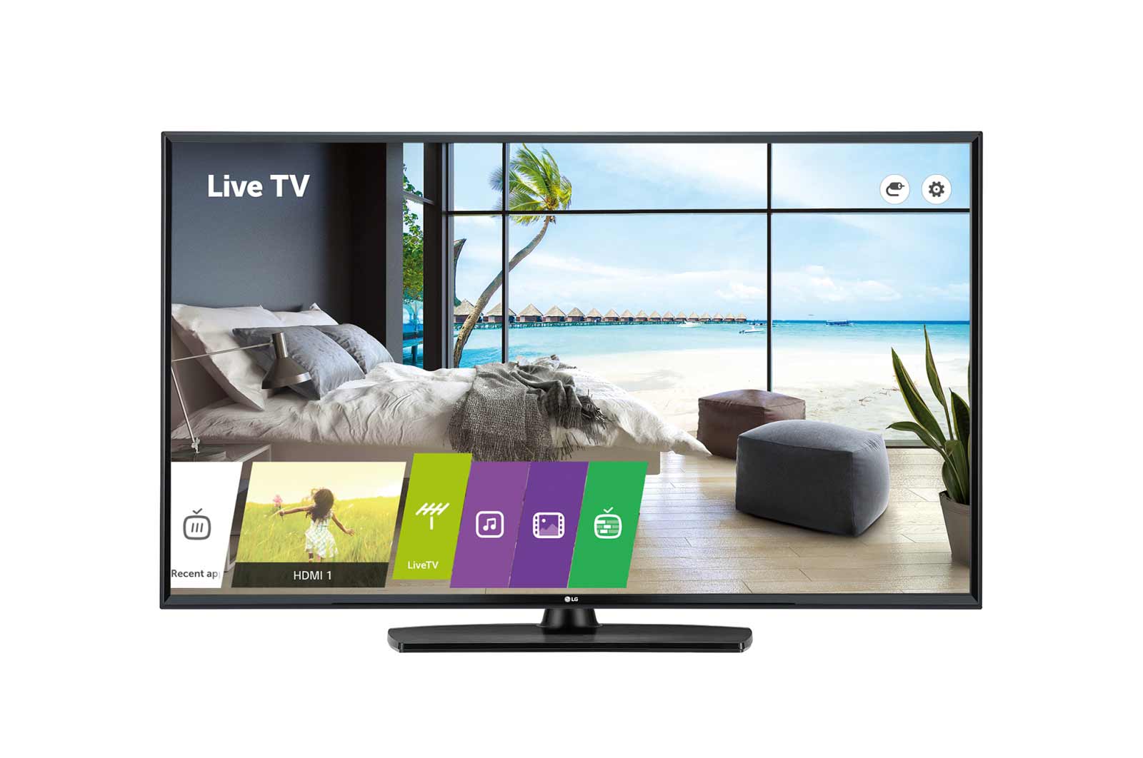 Front view of 55&#34; UHD Commercial TV 55UU661H