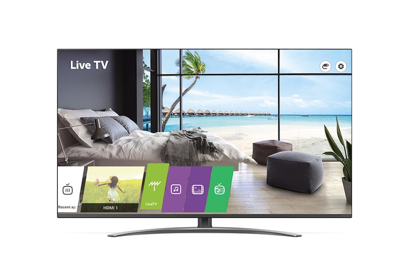 Front view of 65" UHD Commercial TV 65UT761H0ZB