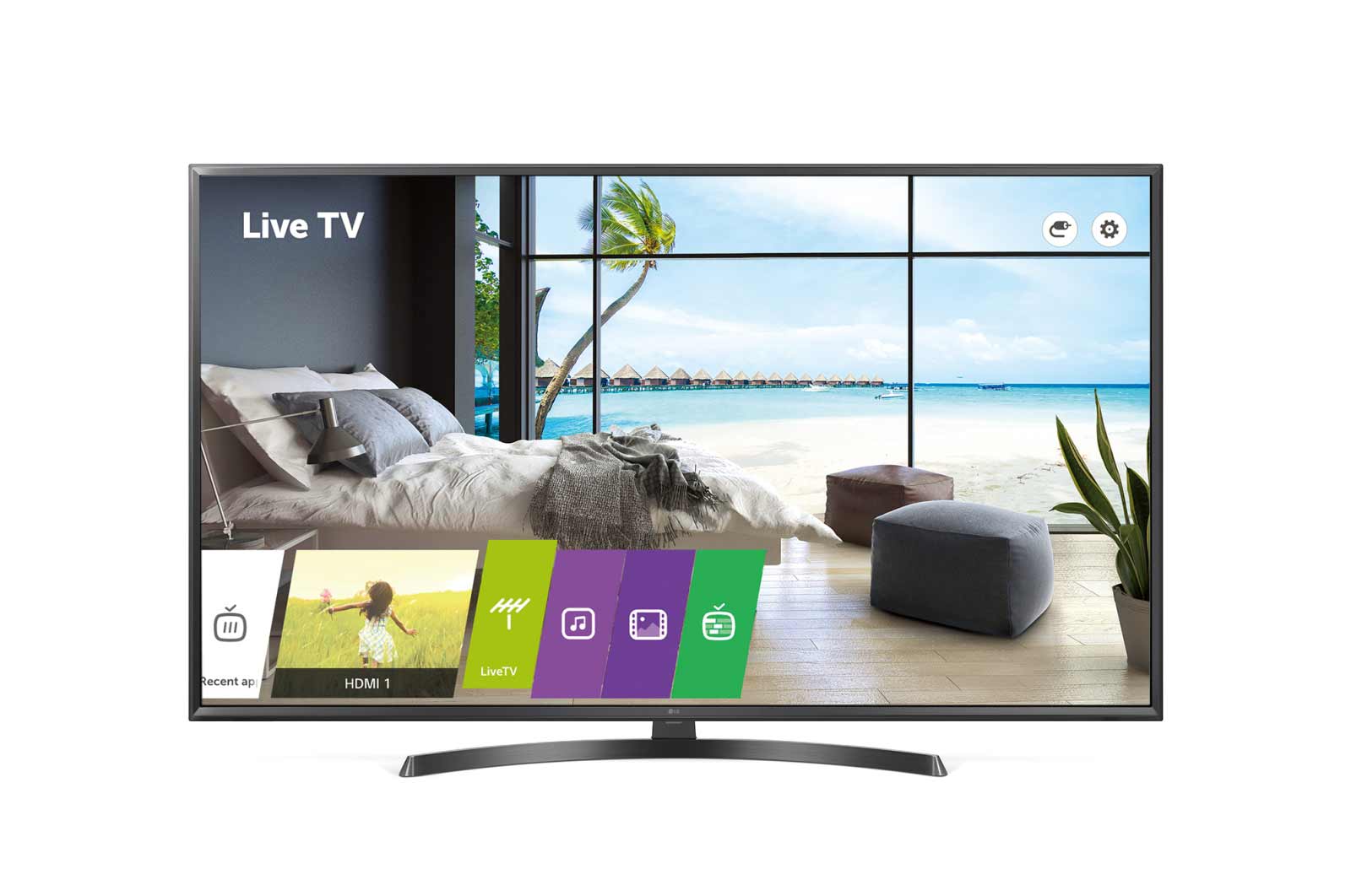 Front view of 65&#34; UHD Commercial TV 65UU661H