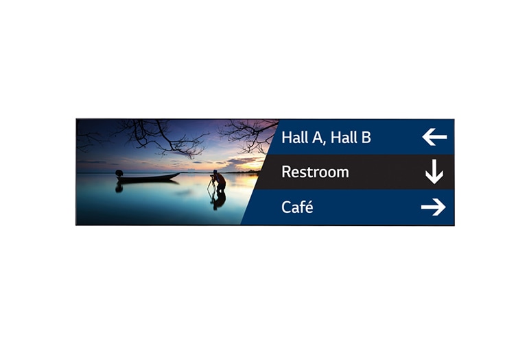 Front view of Ultra Stretch Signage 88BH7D-B