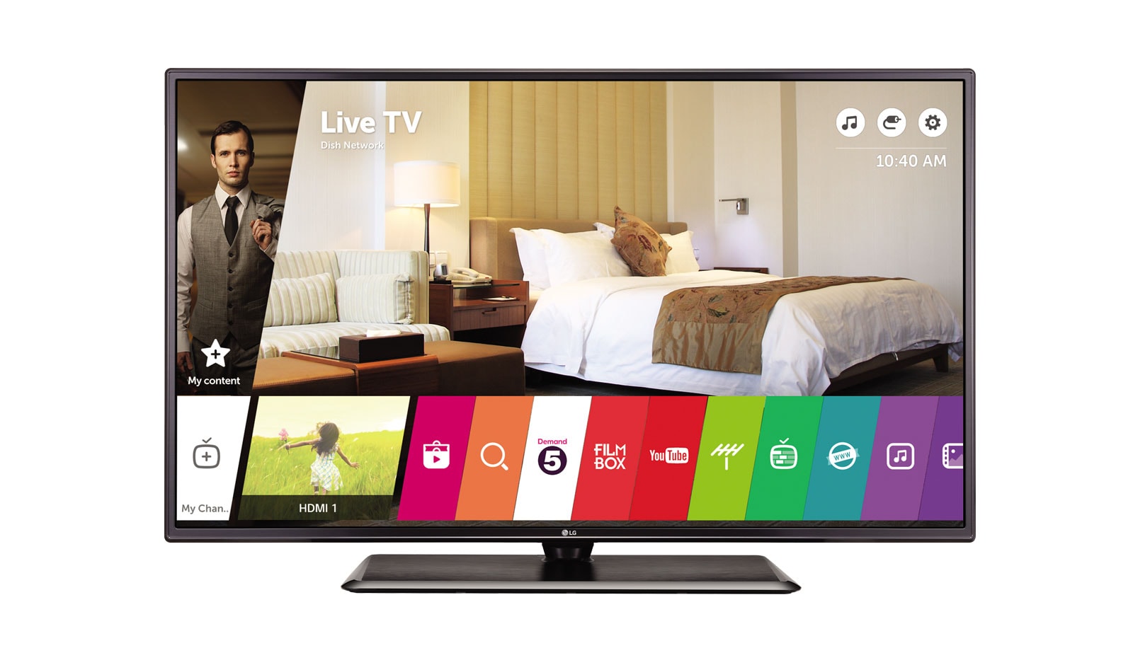 Front view of 32&#34; Pro:Centric Hotel TV 32LW641H