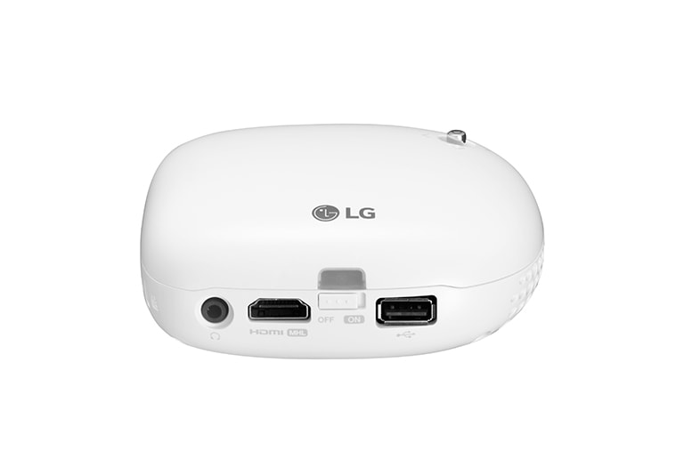 LG Battery Embedded 100 Lumens Pico Projector 854 x 480 RGB LED 100000:1, PV150G