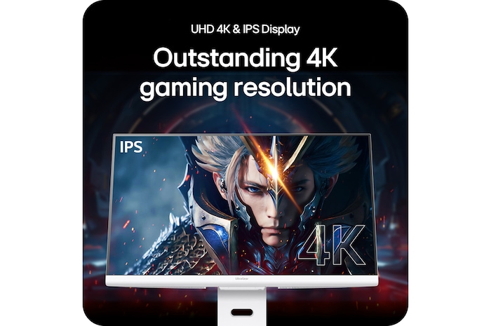 LG UltraGear Gaming Monitor 32G810SA, showcasing excellent gaming in 4K resolution on the UHD 4K IPS Display.