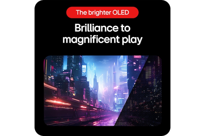 LG UltraGear Gaming Monitor 45GS95QE-B delivers brilliance for a great game experience through LG OLED with MLA+ technology.