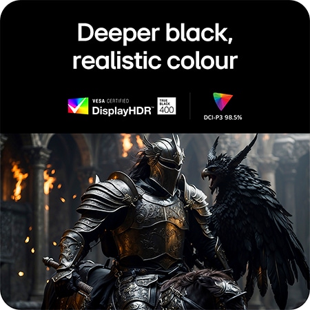 LG Monitor 39GX900A delivers deeper black and realistic color via VESA DisplayHDR™ 400 (True Black) certification and 98.5% DCI-P3 color gamut.