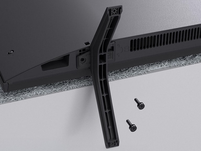 Watch the step-by-step video tutorial to learn how to attach and adjust the stand for your LG UHD AI ThinQ 4K UT73 Smart TV.