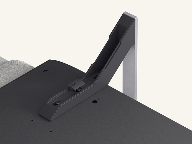 Step-by-step video guide showing how to set up the LG QNED85 MiniLED AI 4K Smart TV with the supplied stand.