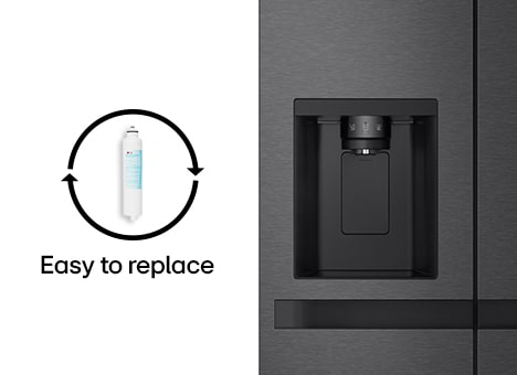 The two separate cards with changeable water filters and an expanded water dispenser.