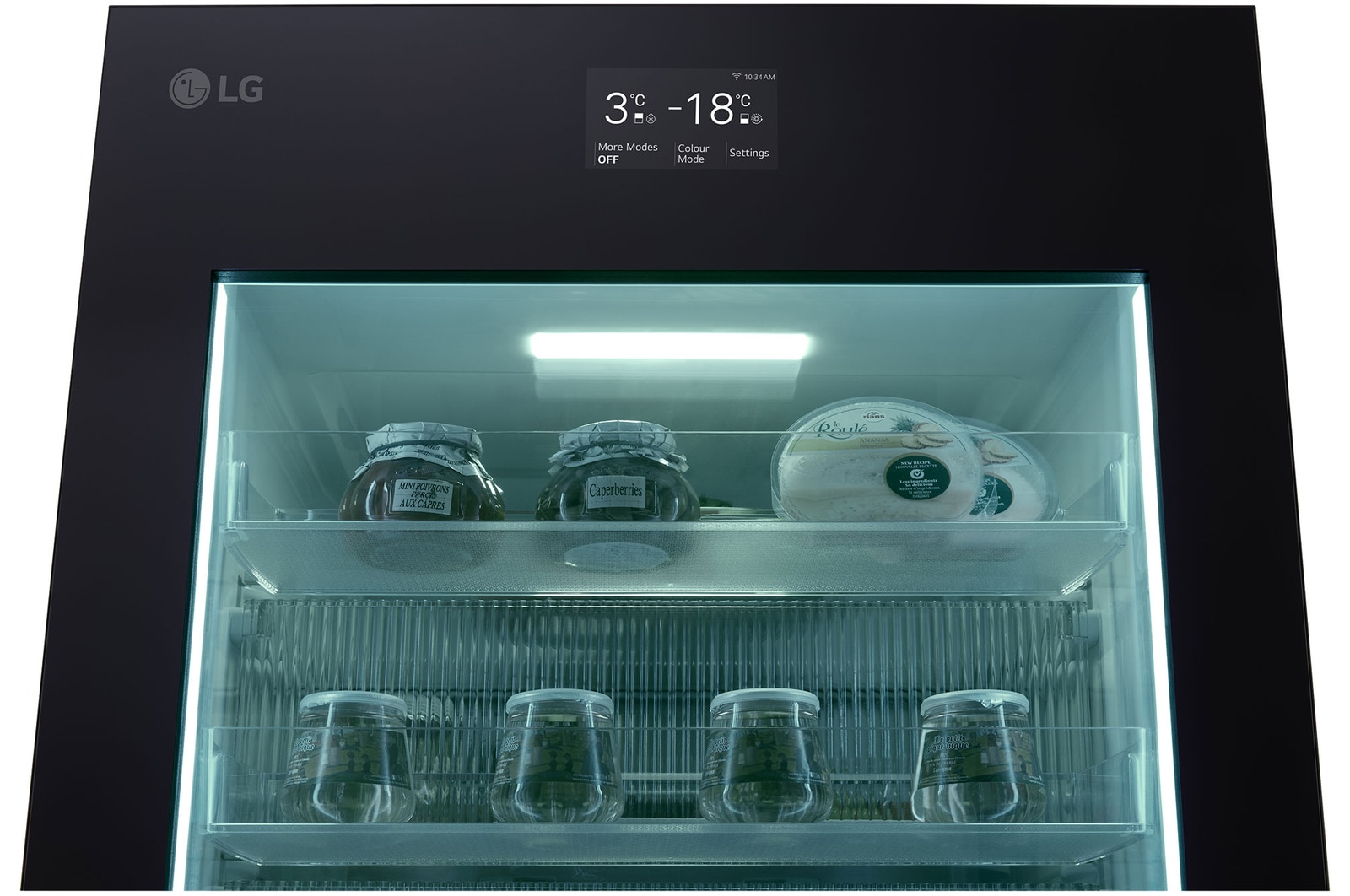 display-on-led-food