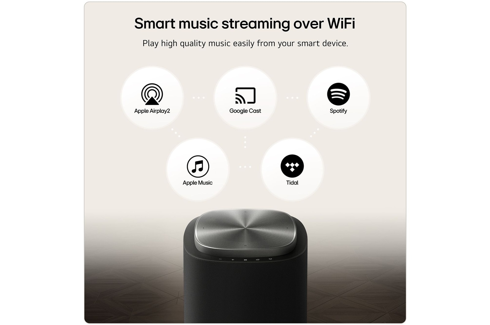 Left 45 degree view of SPQ8-S with standing receiver