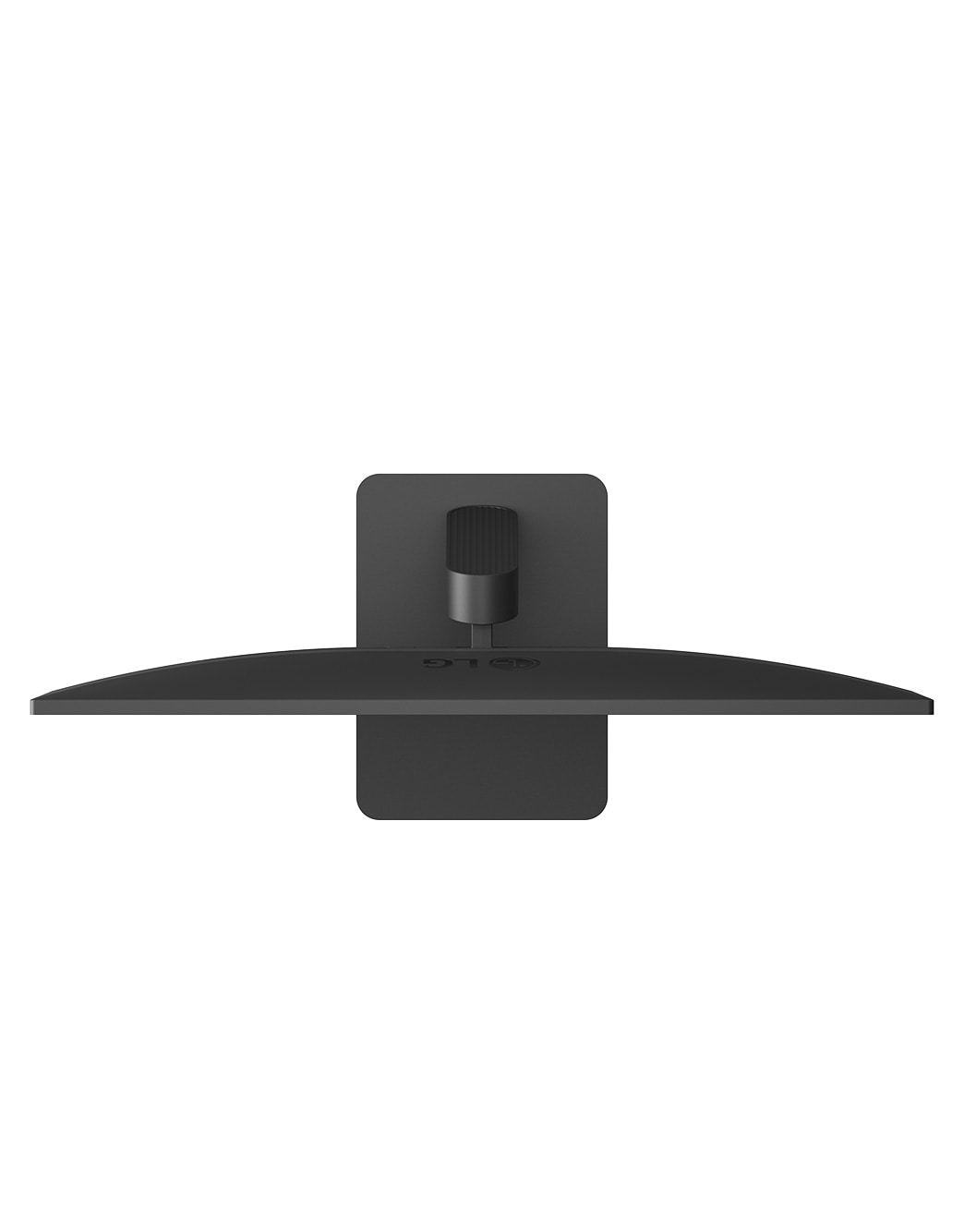 Top view of LG FHD monitor