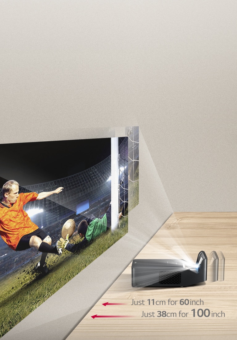 Only 38cm To get 100inch Big Picture1