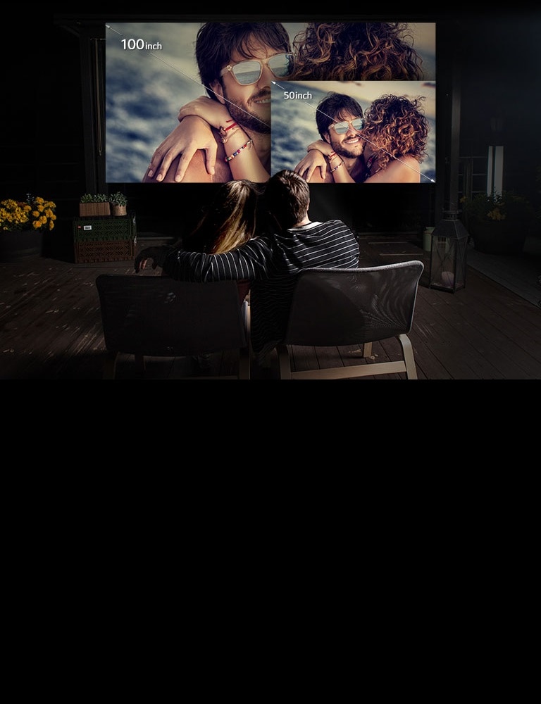 Enjoy cinematic 100inch class size1