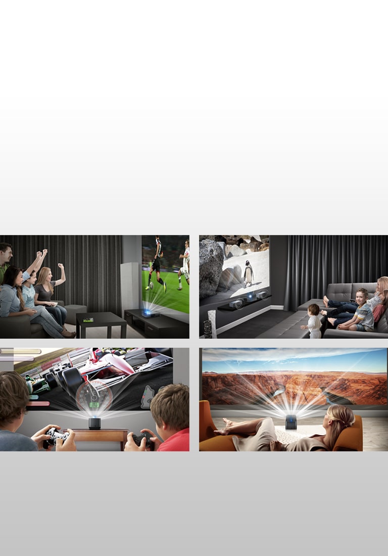 Enjoy anything with 100inch class size1