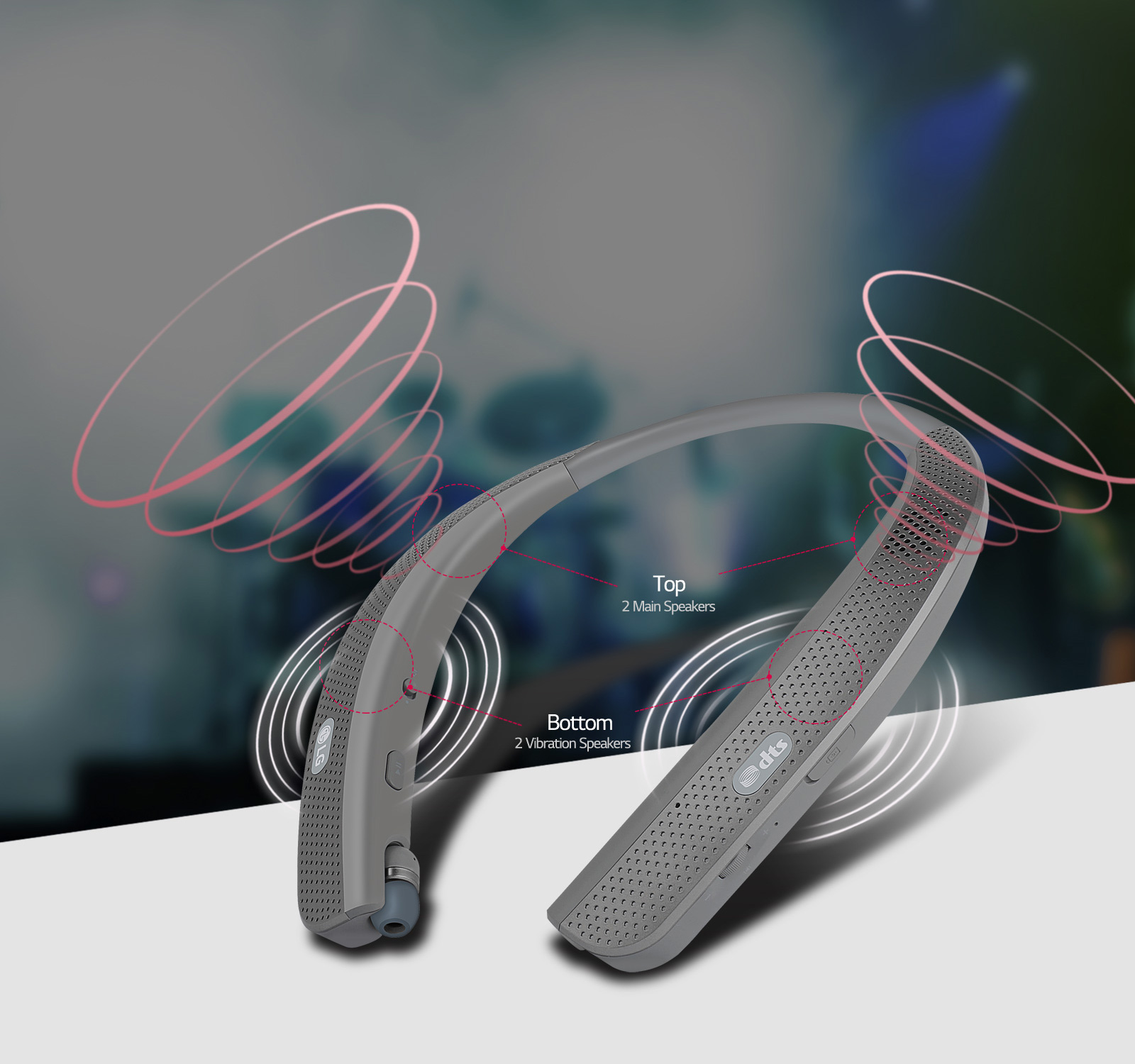 LG TONE Studio Wearable Personal Speaker - HBS-W120 | LG UK