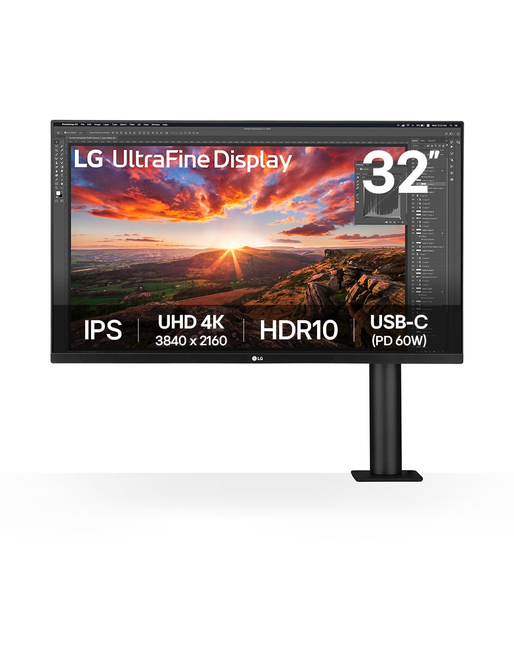 LG 4K モニター 32UN880-B ultrafine-uhd-4k-5k-32un880k-