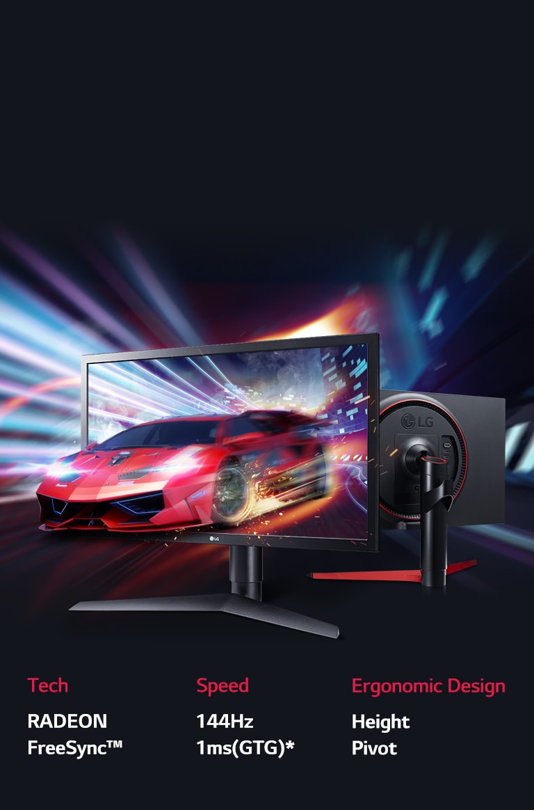 LG ゲーミングモニター UltraGear 24GL650-B　144Hz Amazon.com: LG 24GN650-B Ultragear Gaming Monitor 24” FHD