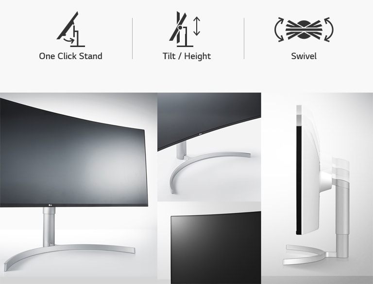 Ergonomic_Design___One_Click_Stand__l___Tilt_/ Height  l   Swivel