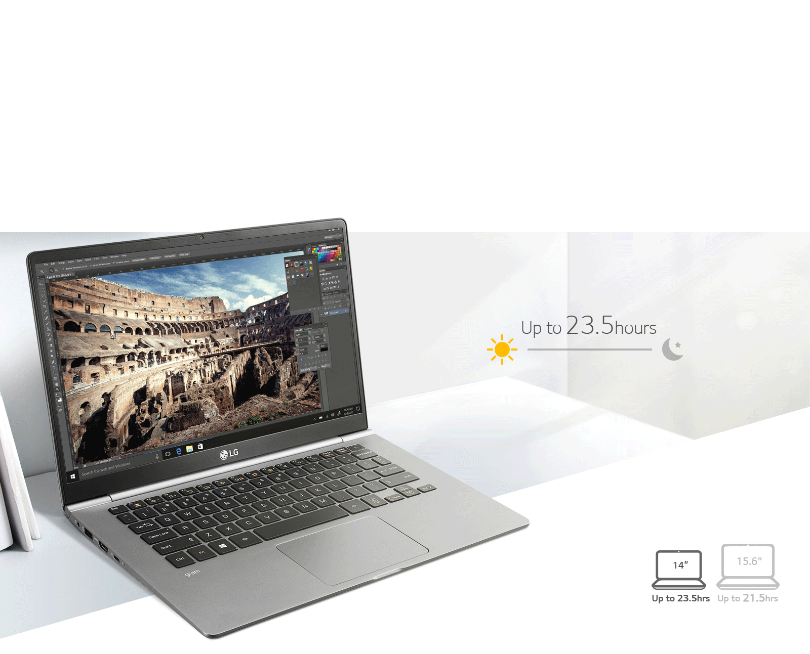 LG gram 14'' Ultra-Lightweight 8th Gen Intel® Core™ i7 Processor