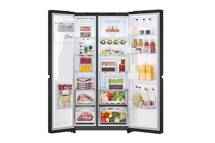 double door open without food