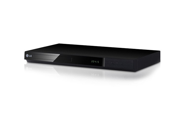Front view of LG DP520 slim DVD Payer is ideal for those looking for an affordable way to enjoy their DVD collection DP520