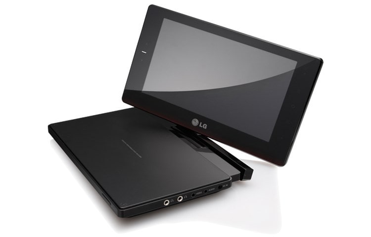 Front view of Portable DVD player DP581B