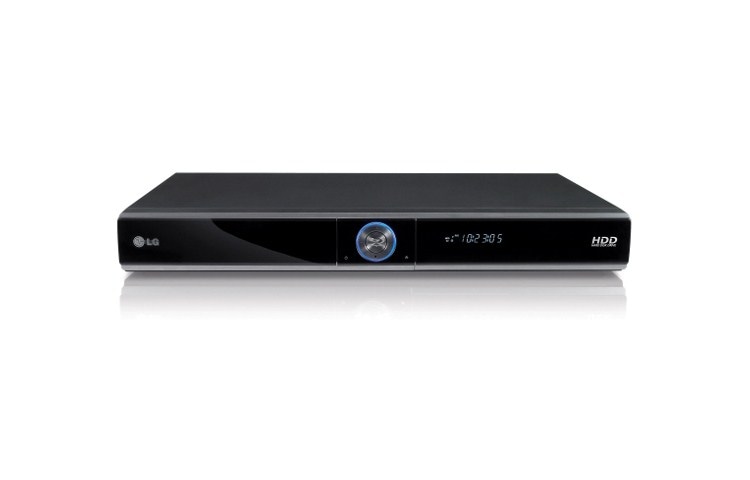 Front view of Blu-Ray player with HDD HR400