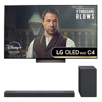 77" LG OLED C46 and USC9S LG Soundbar