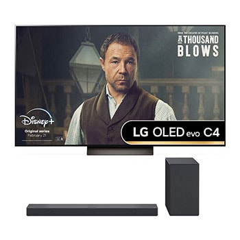 77" LG OLED C4 and USC9S LG Soundbar