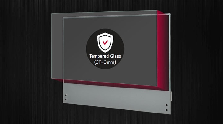Attach thin and transparent tempered glass to the screen to maximize product protection and user safety.