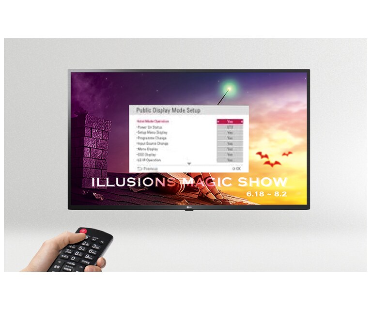 Hotel Mode (Public Display Mode)