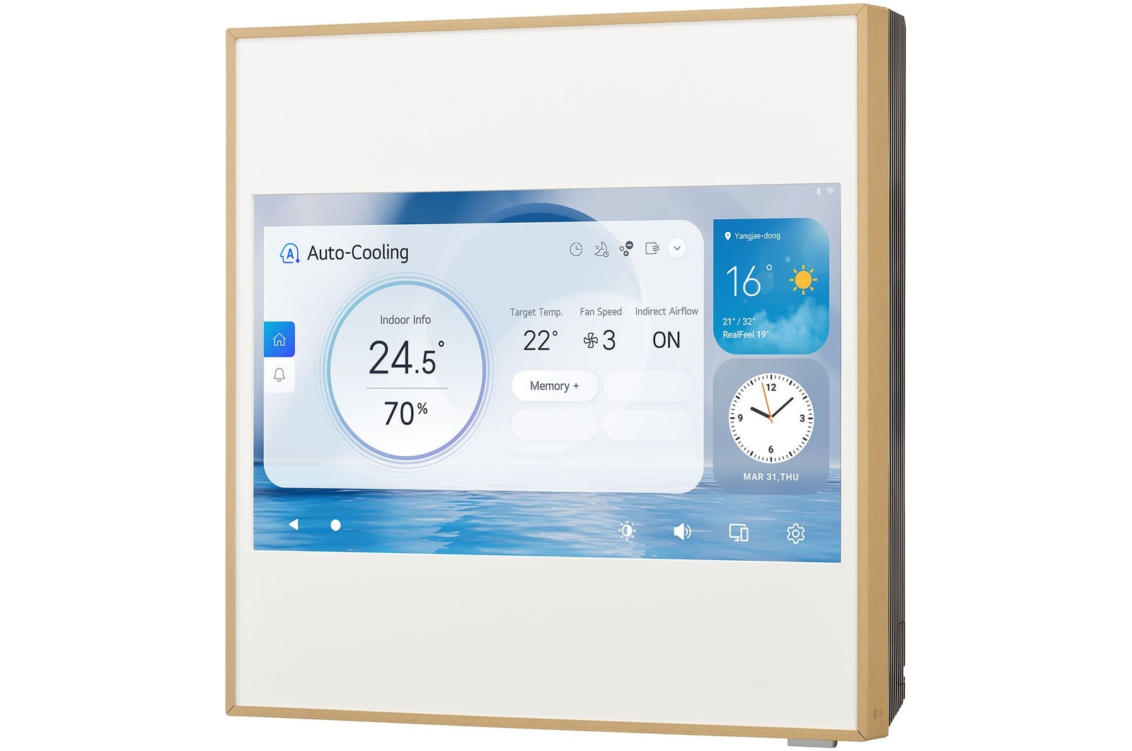 LG 3.5kW ARTCOOL NewGallery Premium Wall Mounted Air Conditioner Photo Display, A12GA2